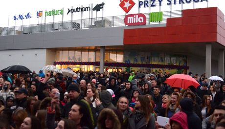 Tłumy na otwarciu Centrum Handlowego przy Struga