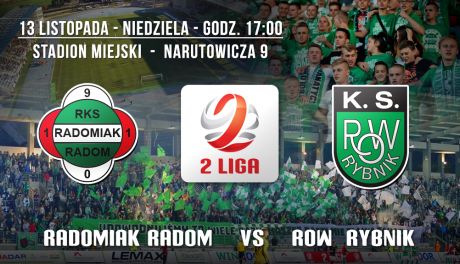 Kup bilet na mecz Radomiak Radom - ROW Rybnik