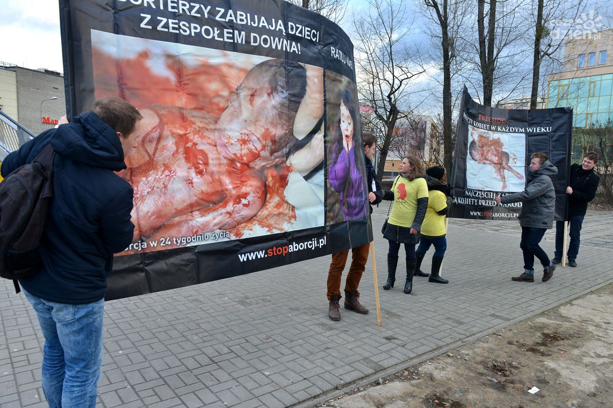 W Radomiu protestowali przeciwko aborcji